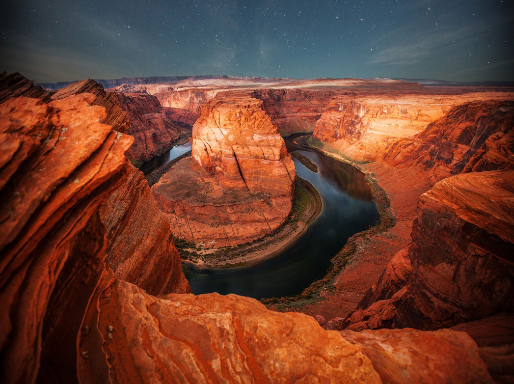 Grand Canyon at night